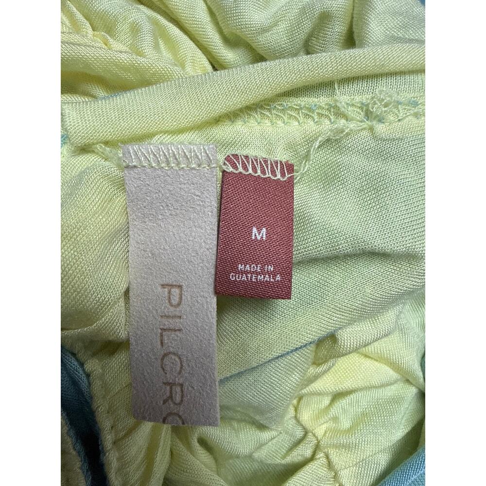 NWT Anthropologie Pilcro Size Medium Tank Top  Reversible Ruched Sleeveless Blue - Picture 5 of 8